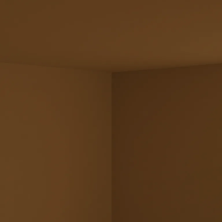 Academic browns paint colours on a wall and ceiling