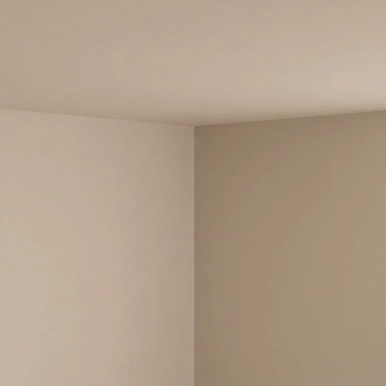 Radiant yellows paint colours on a wall and ceiling